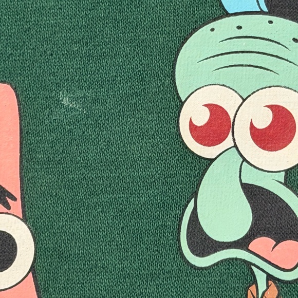Spongebob Squarepants Hoodie Mens Green W/Sleeve Hit Green Mens XXL - Picture 7 of 9